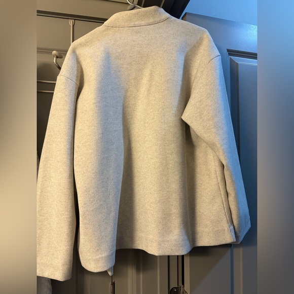 BANANA REPUBLIC Brushed Knit Jacket-Oatmeal Heather-Ladies - Picture 11 of 11